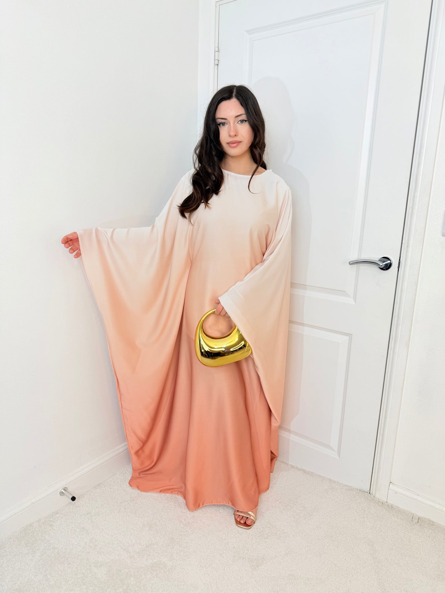 Peach Khaleeji Kaftan