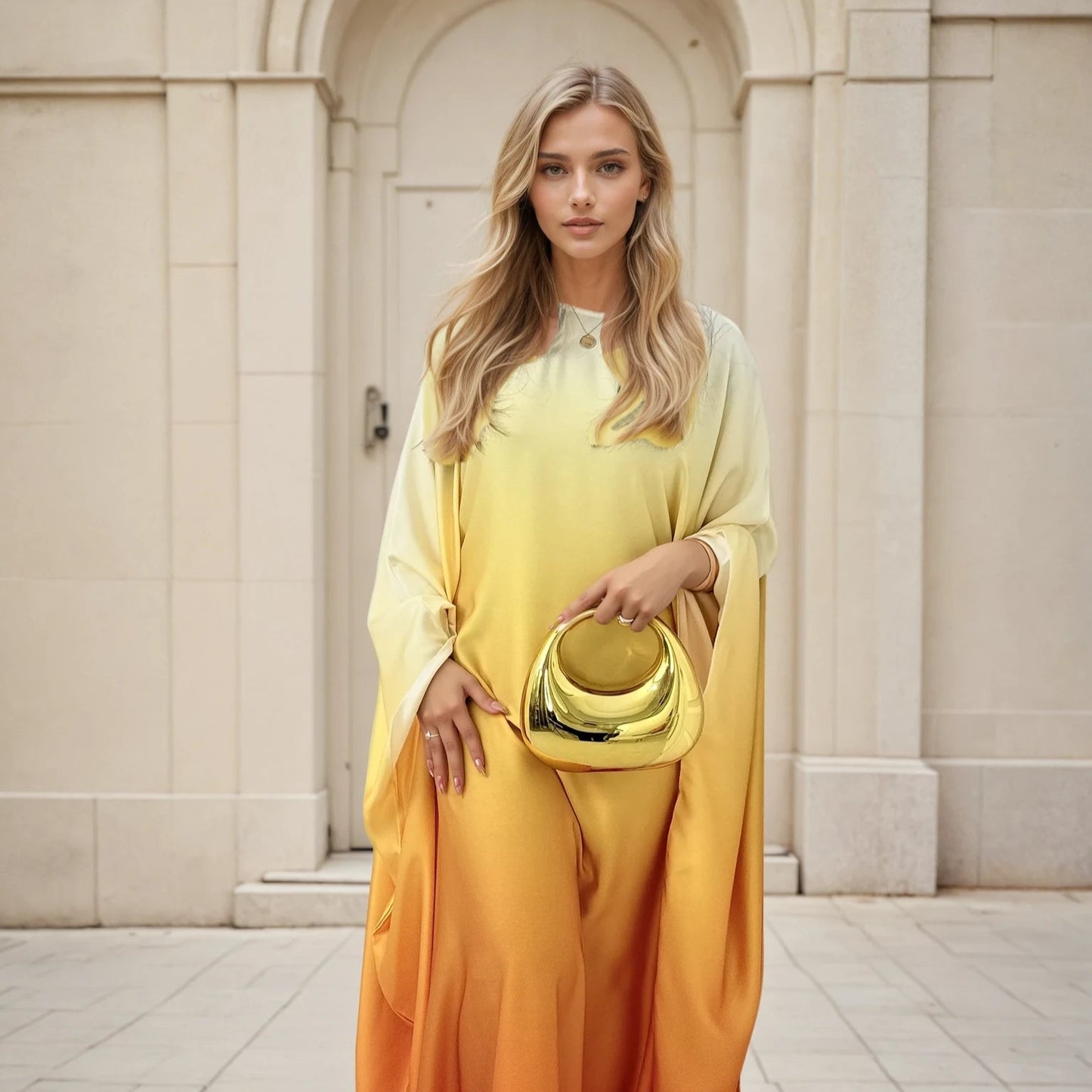 Sunset Khaleeji Kaftan