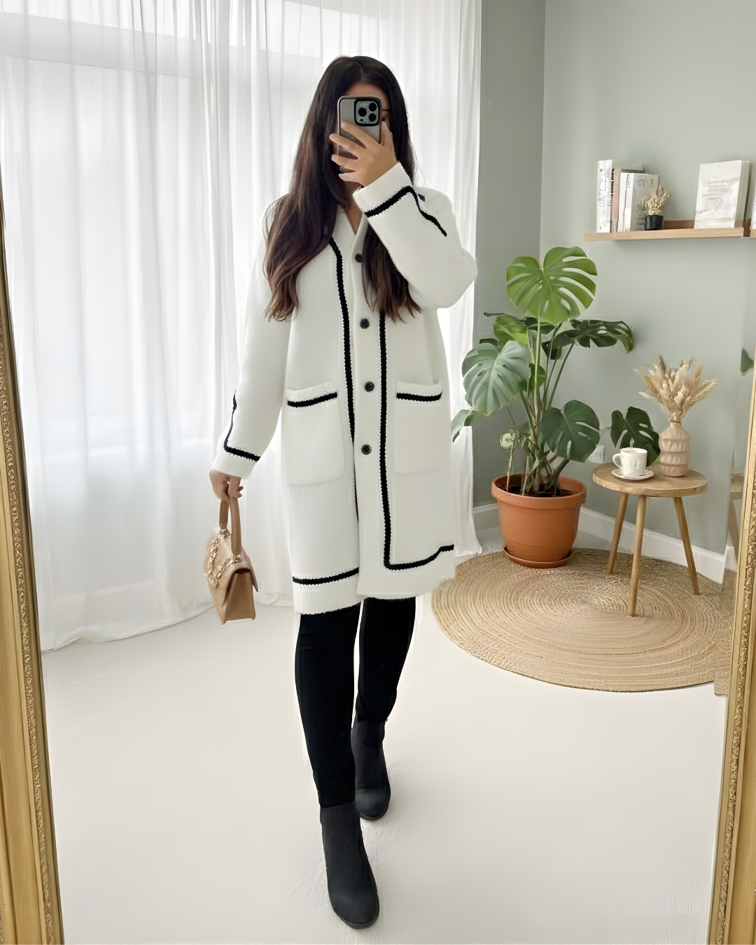 Mist House Olivia Coat/ Blazer Jackets Premium quality Embroidered and Button detail