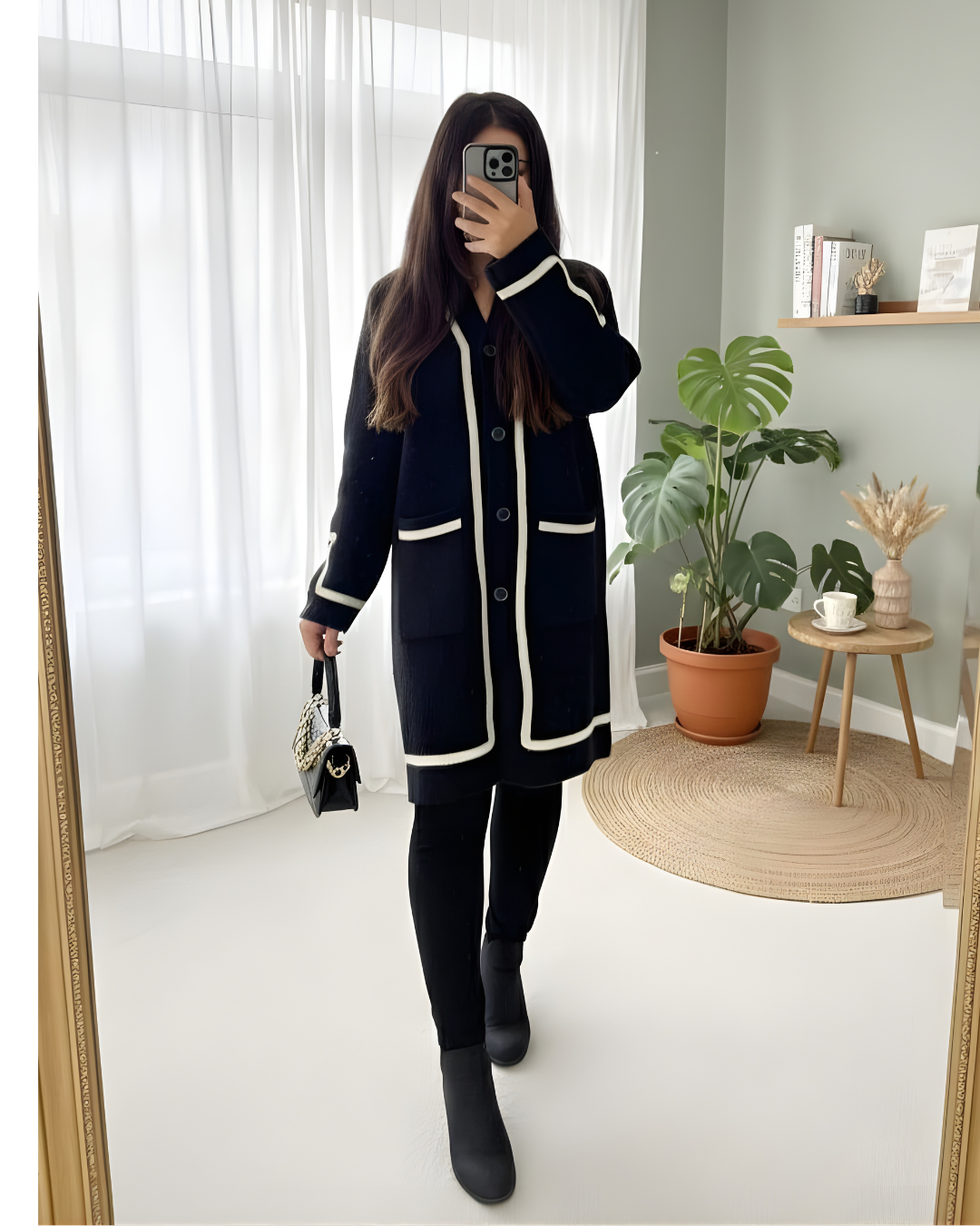 Mist House Olivia Coat/ Blazer Jackets Premium quality Embroidered and Button detail One Size UK 6-14/16