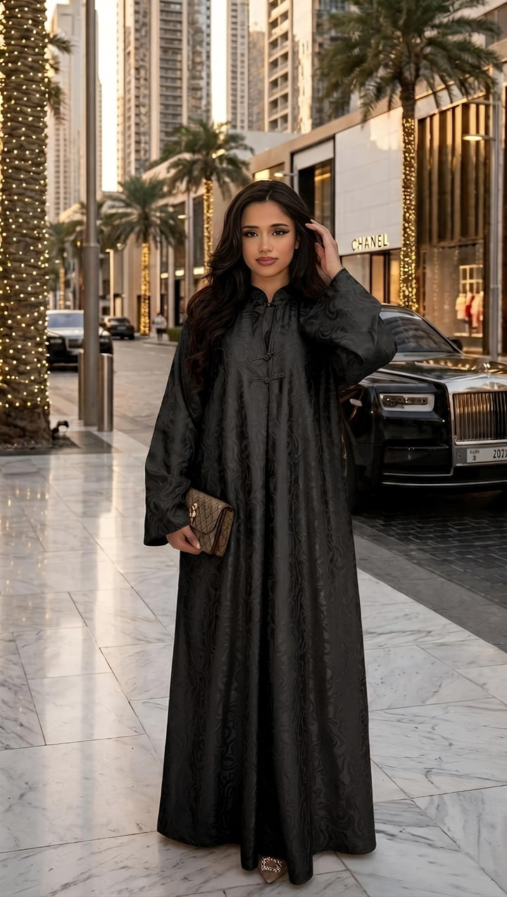 MH Silk Satin Dress, One Size UK 10-20, Dress Length 54 inches, chest size 25 inches Casual Womenswear Summer Maxi Long Sleeve