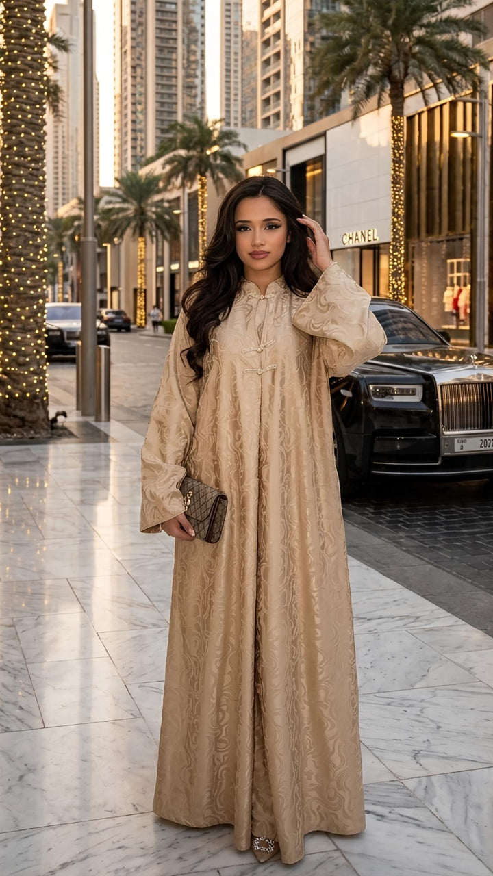 MH Silk Satin Dress, One Size UK 10-20, Dress Length 54 inches, chest size 25 inches Casual Womenswear Summer Maxi Long Sleeve
