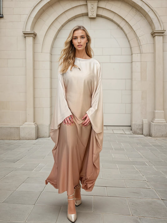 Peach Khaleeji Kaftan