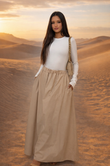 MH Wide Leg Trouser with Adjustable Belt