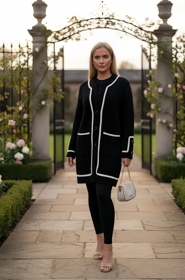 Mist House Olivia Coat/ Blazer Jackets Premium quality Embroidered and Button detail One Size UK 6-14/16