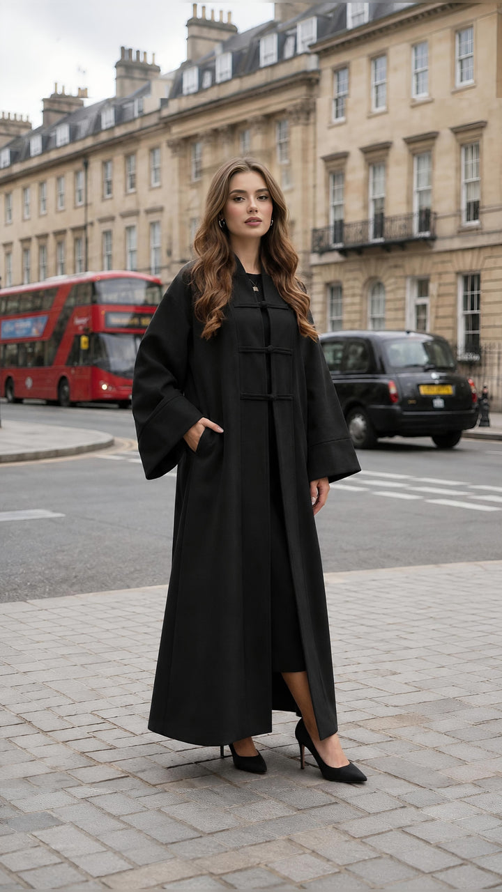 MH Plus Size Coat with Pockets, One Size UK 12-24, Length 55 inches, chest size 30 inches,  Jacket Trench Womenswear Tops Outerwear