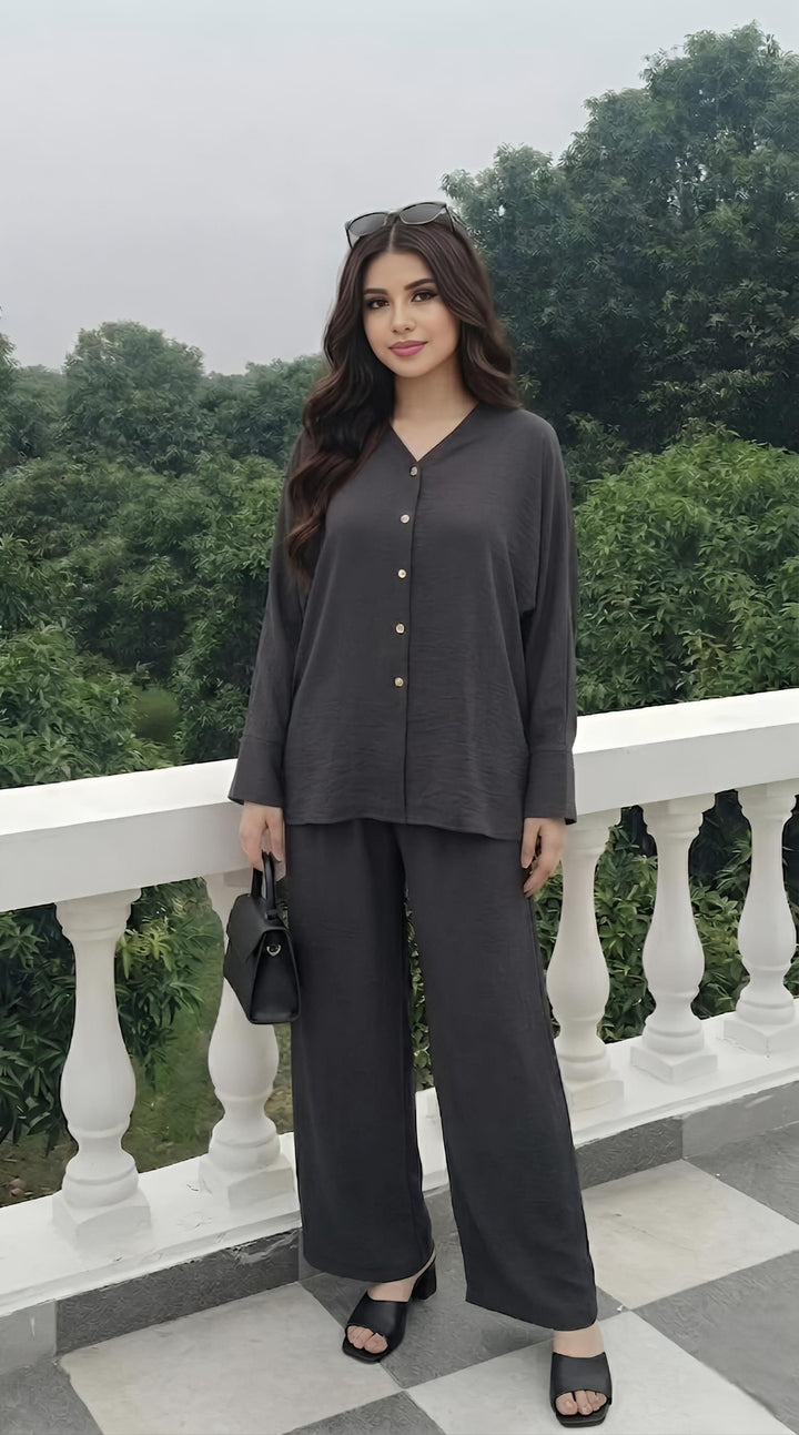 MH Viscose Batwing shirt with trouser with open button,One Size UK 8-16, Shirt length 28 inches, trouser length 40 inches, waist 22 inches