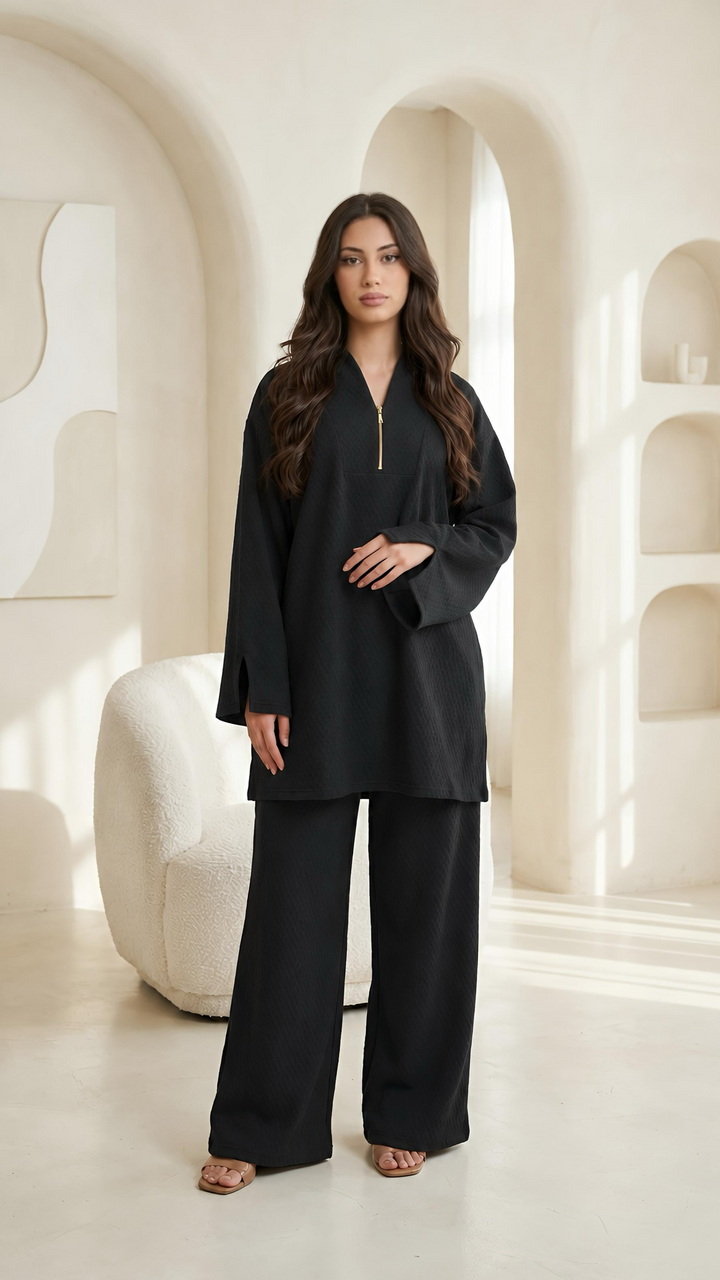 MH Premium Corduroy Co-ord Set, One Size UK 10-18/20, SHirt length 32 inches, chest size 25 inches, trouser length 40, waist 25 inches,  Casual Womenswear Basic Long Sleeve