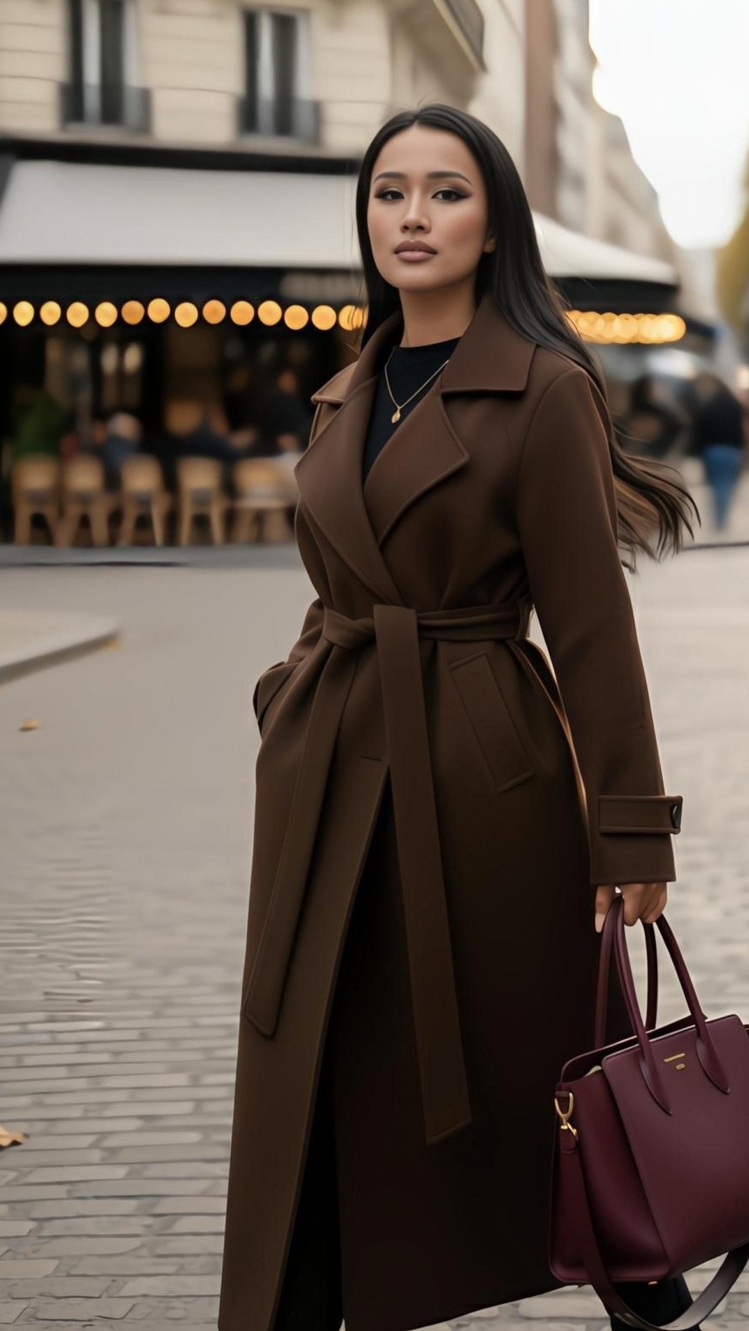 Mist House Premium Trench Coat-Double Lined With Pockets & Button on Sleeves One Size UK 6-16, 41 inches long Womenswear Outerwear Basic