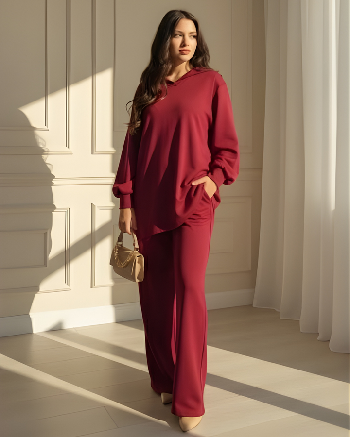 Mist House Sophie Set Relaxed Cozy & Comfy Coord with Pockets One Size UK 8-18/20