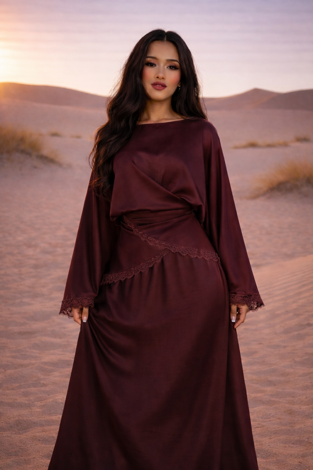 MH Silk Satin Laced Shirt with Skirt. One Size UK 8-16, Shirt length 29 inches, bust size 24 inches, skirt length 38 inches, Shirts Top Womenswear Basic Minimalist