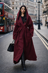 MH (MIA) Hoodie Long Coat with Pockets