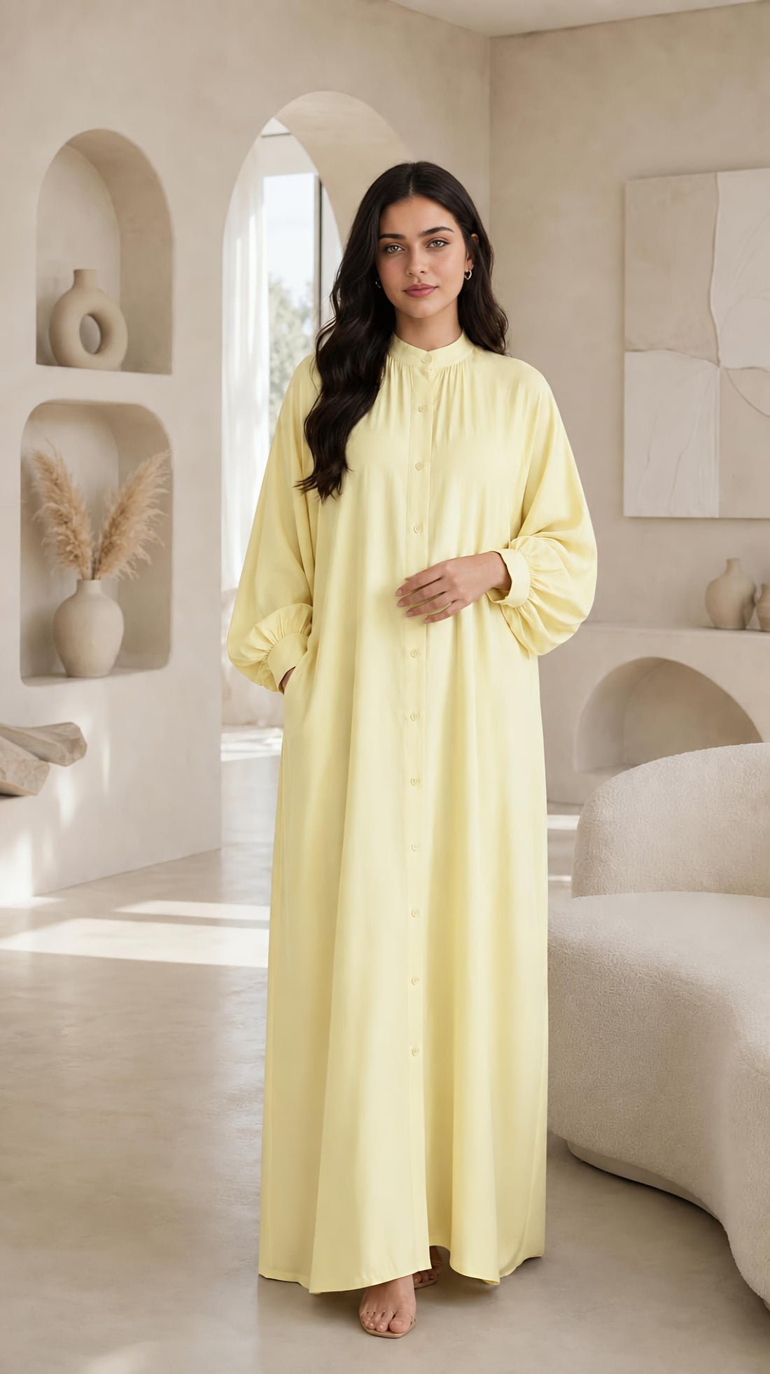 MH Viscose Dress with Pockets