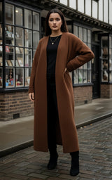 Fluffy Teddy Coatigan Jackets Outerwear Long Sleeve Tops