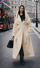 MH (MIA) Hoodie Long Coat with Pockets