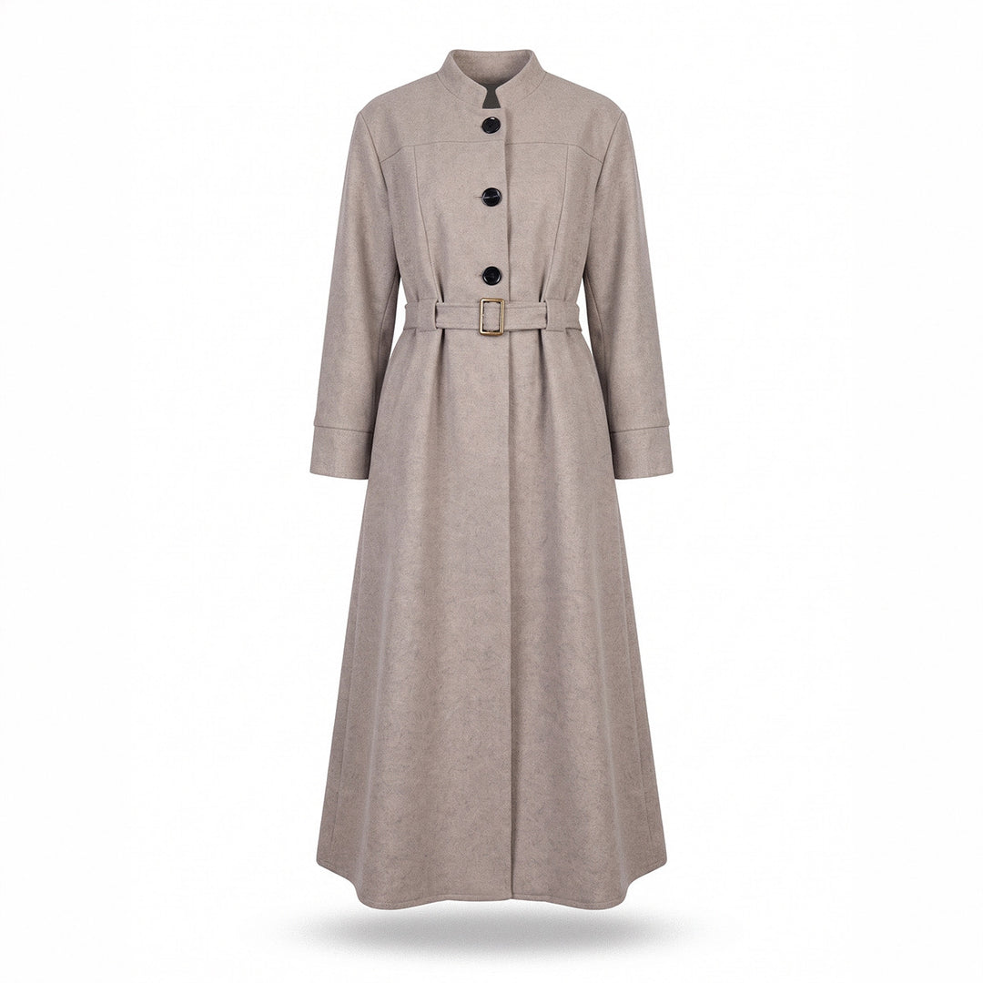 MH Wool Blend Jacket with Belt, One Size UK 10-18, Length 50 inches & Chest 25 inches Tops Womenswear