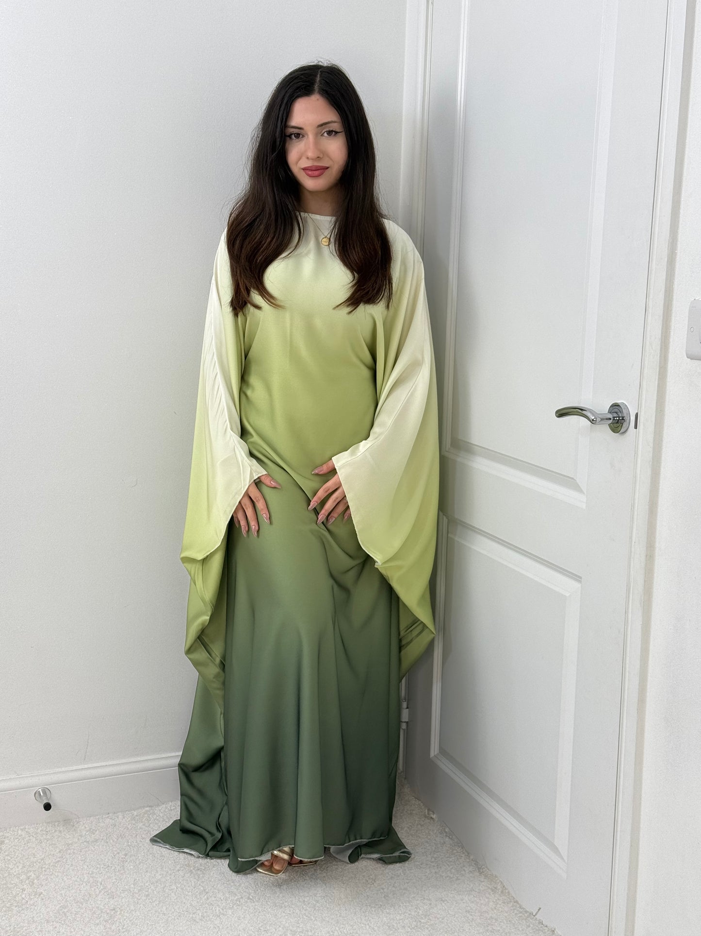 Olive Khaleeji Kaftan
