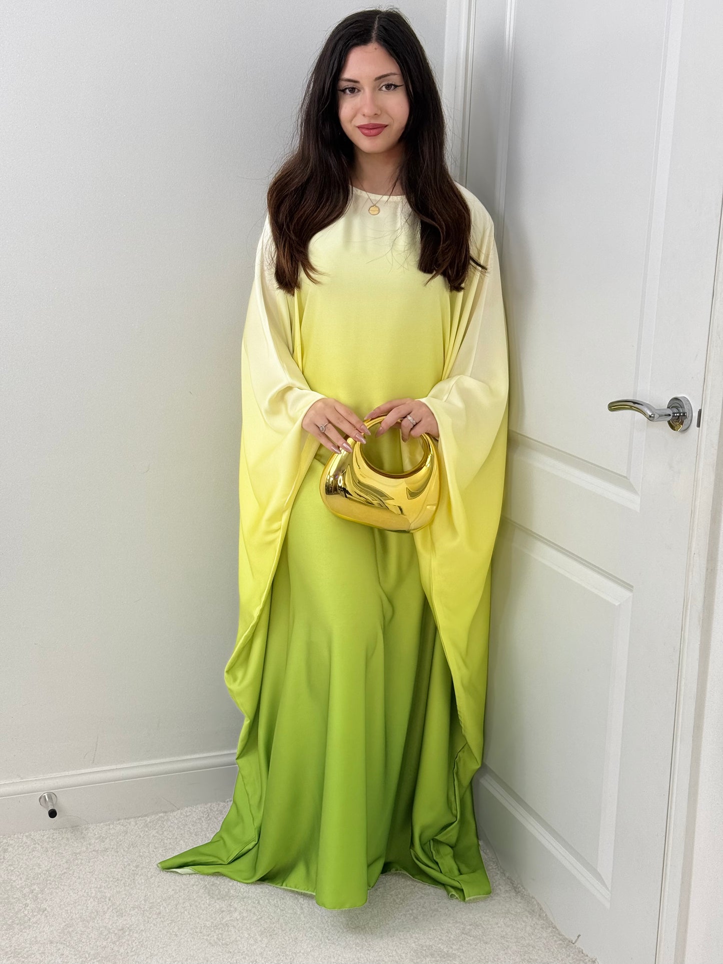 Lime Khaleeji Kaftan