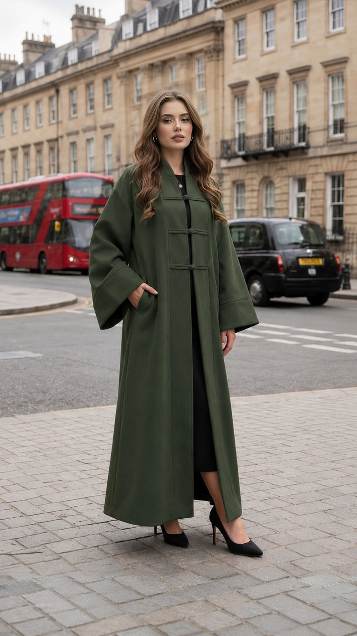 MH Plus Size Coat with Pockets, One Size UK 12-24, Length 55 inches, chest size 30 inches,  Jacket Trench Womenswear Tops Outerwear