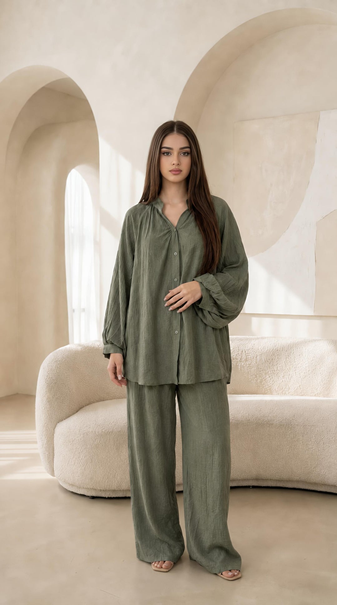 MH Viscose Printed Co-ord Set, One Size UK 8-16, Shirt length 31 inches, chest size 31 inches, trouser length 41 inches, waist 22 inches,