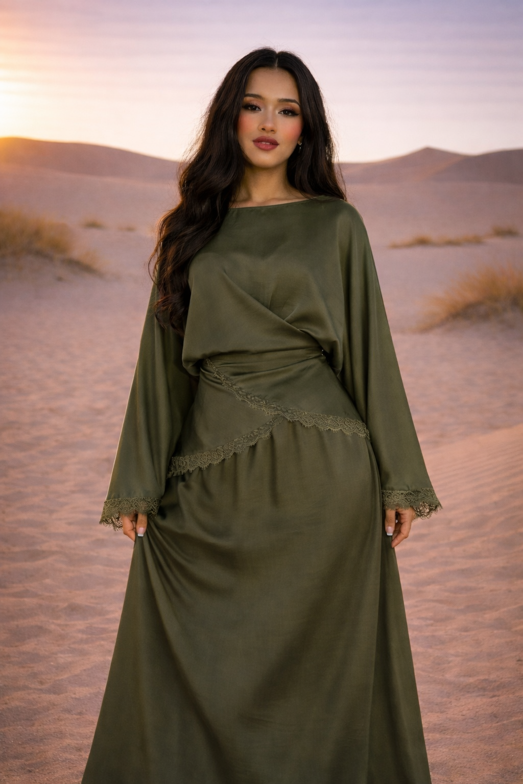MH Silk Satin Laced Shirt with Skirt. One Size UK 8-16, Shirt length 29 inches, bust size 24 inches, skirt length 38 inches, Shirts Top Womenswear Basic Minimalist