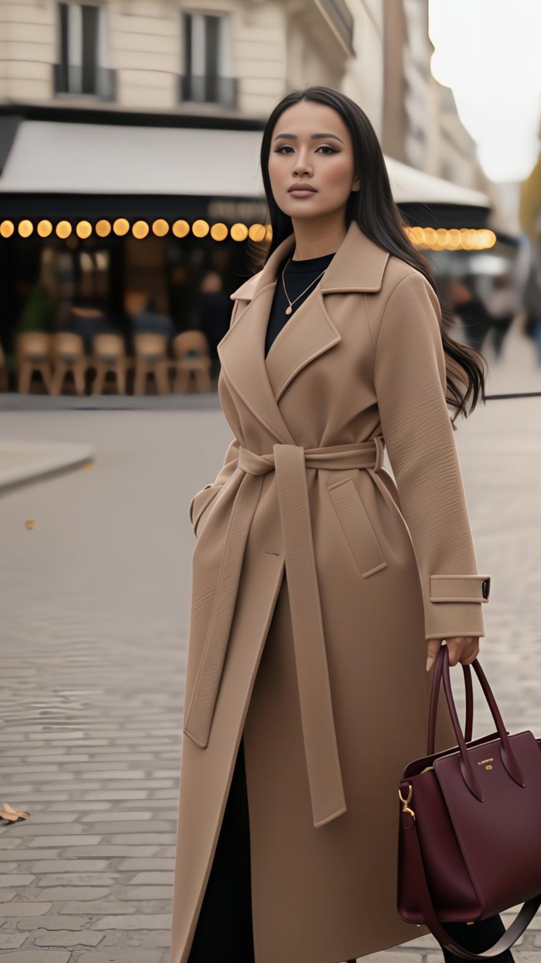 Mist House Premium Trench Coat-Double Lined With Pockets & Button on Sleeves One Size UK 6-16, 41 inches long Womenswear Outerwear Basic