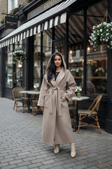 MH (MIA) Hoodie Long Coat with Pockets