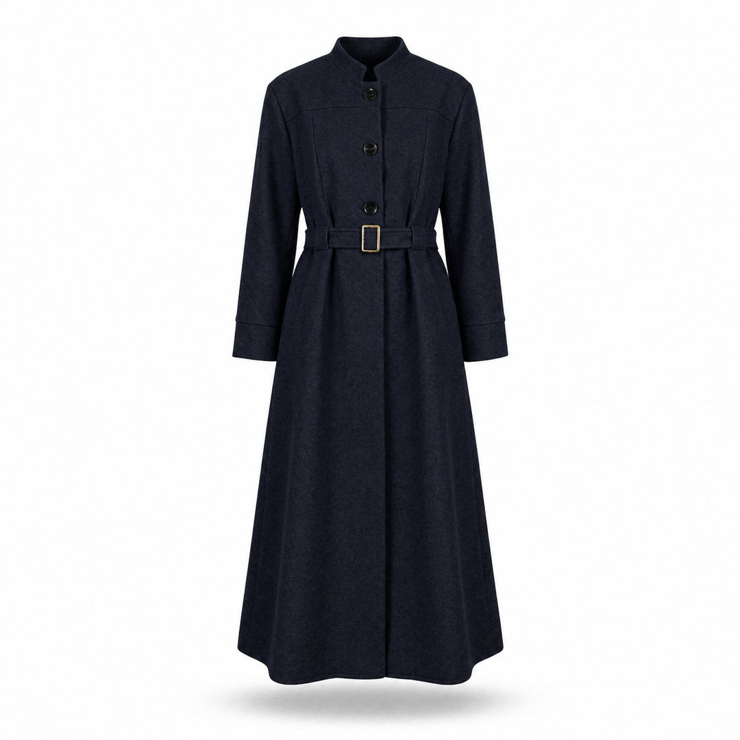 MH Wool Blend Jacket with Belt, One Size UK 10-18, Length 50 inches & Chest 25 inches Tops Womenswear