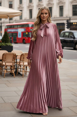 MIST HOUSE {Jasmine} Premium Velvet Pleated Material Maxi dress