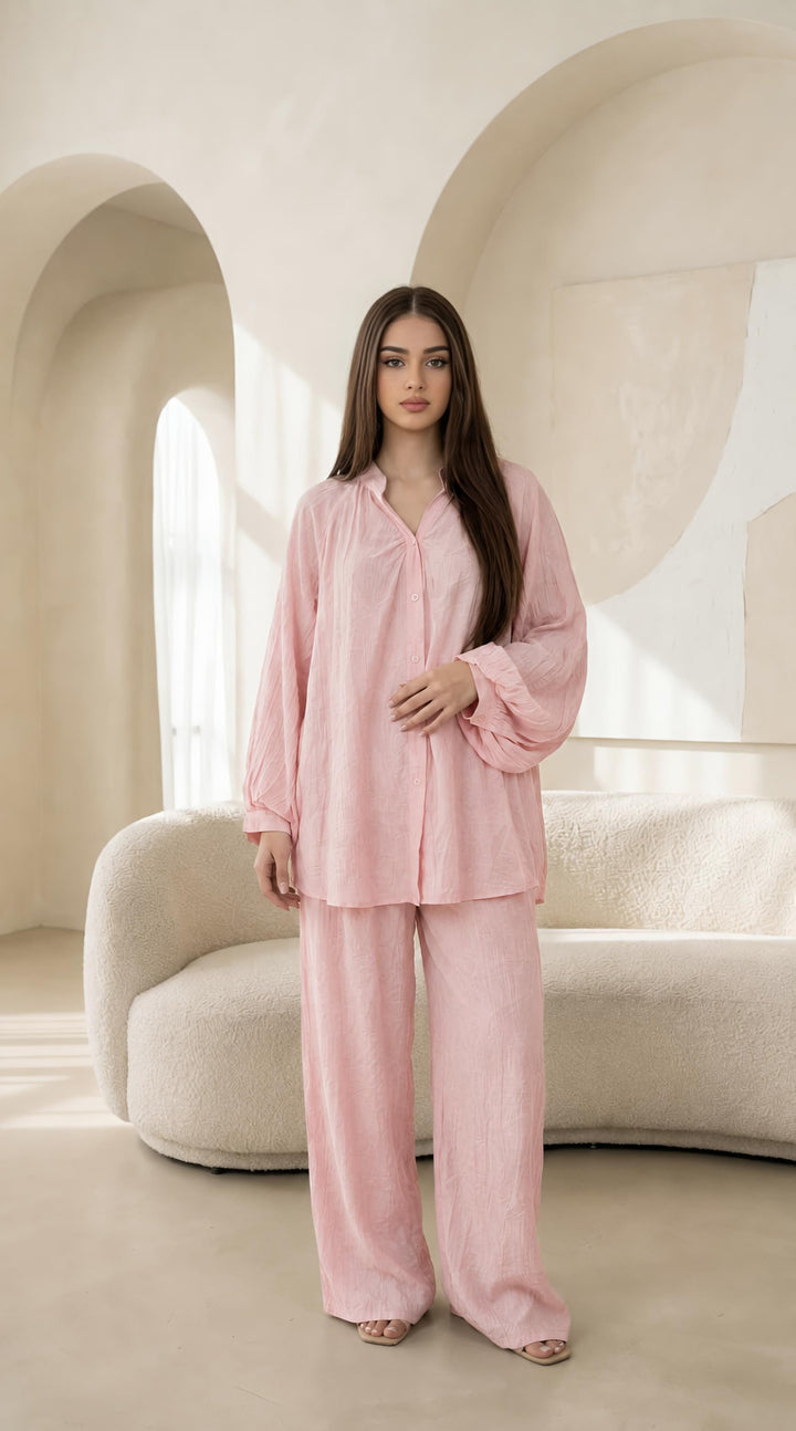 MH Viscose Printed Co-ord Set, One Size UK 8-16, Shirt length 31 inches, chest size 31 inches, trouser length 41 inches, waist 22 inches,