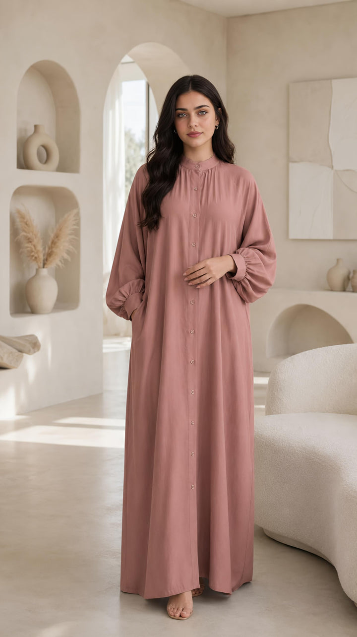 MH Viscose Dress with Pockets, One Size UK 10-20, Dress Length 52 inches, Chest size 29,