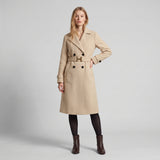 MH Lining Trench Coat with Pockets & Belt