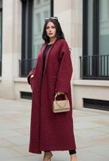 Fluffy Teddy Coatigan Jackets Outerwear Long Sleeve Tops