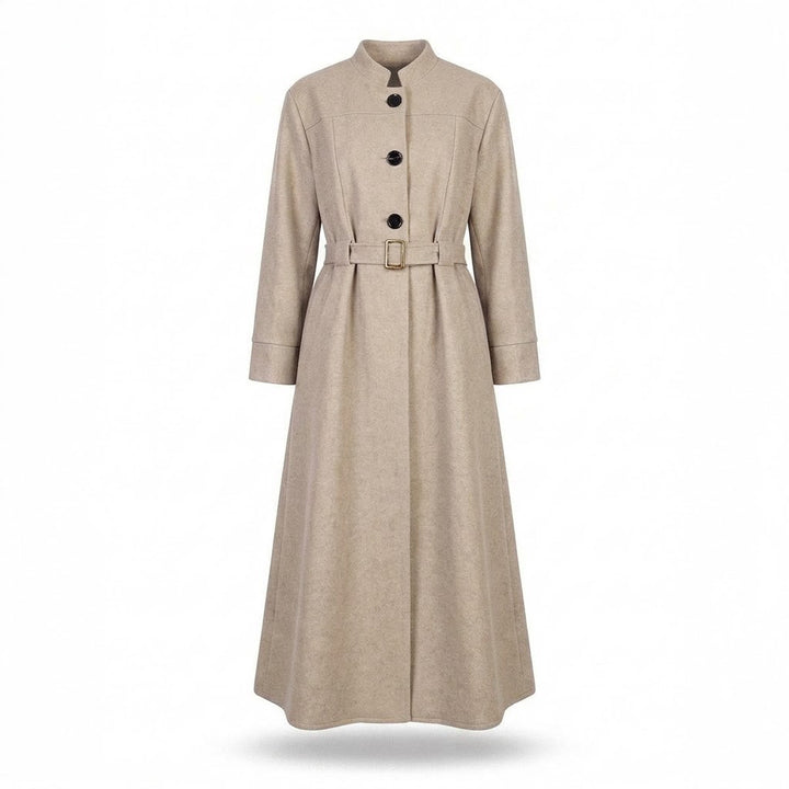 MH Wool Blend Jacket with Belt, One Size UK 10-18, Length 50 inches & Chest 25 inches Tops Womenswear