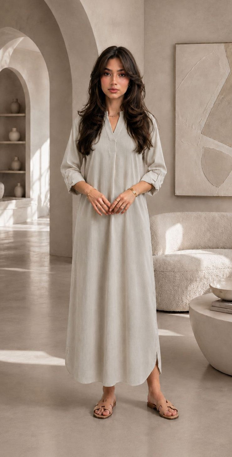 Lina Longline Shirt Dress for Women