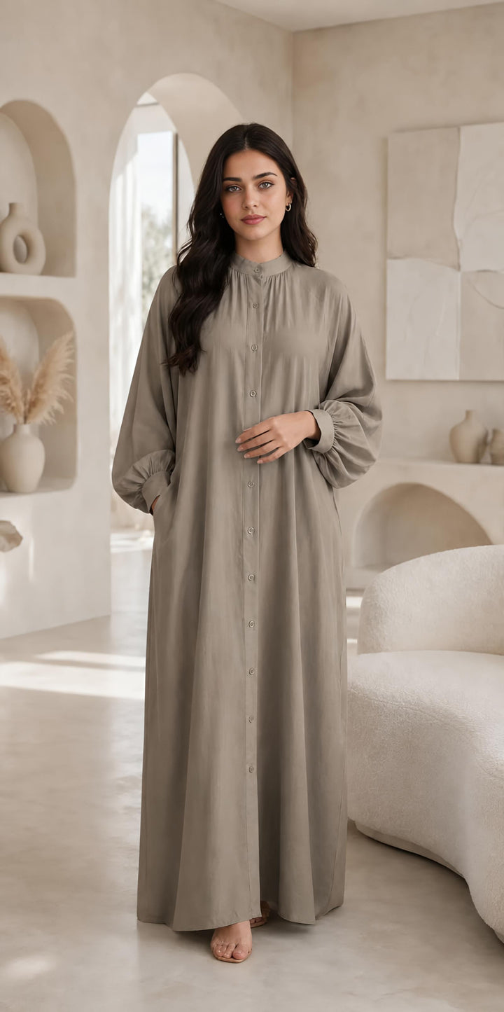 MH Viscose Dress with Pockets, One Size UK 10-20, Dress Length 52 inches, Chest size 29,