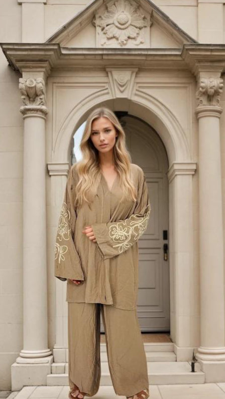 Beige Co-ord Set