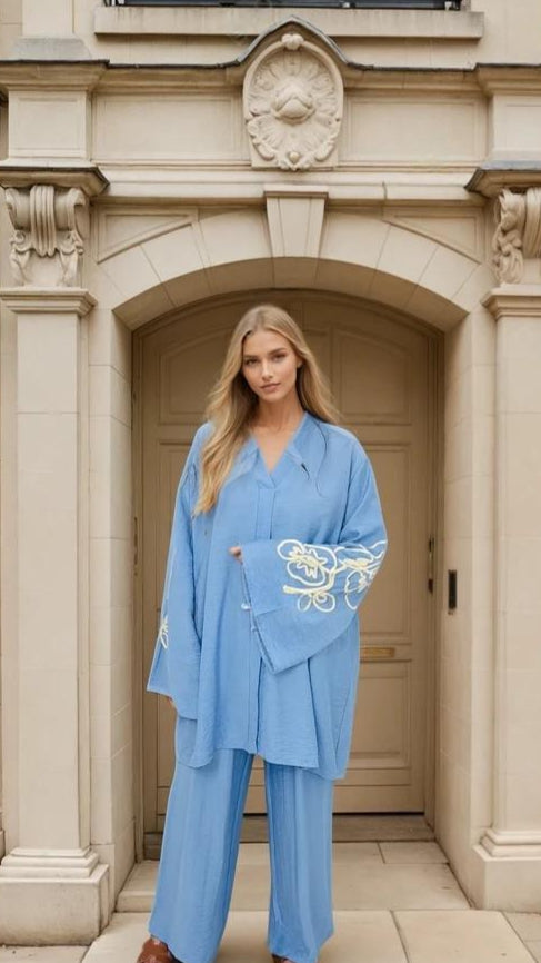 Powder Blue Co-ord Set