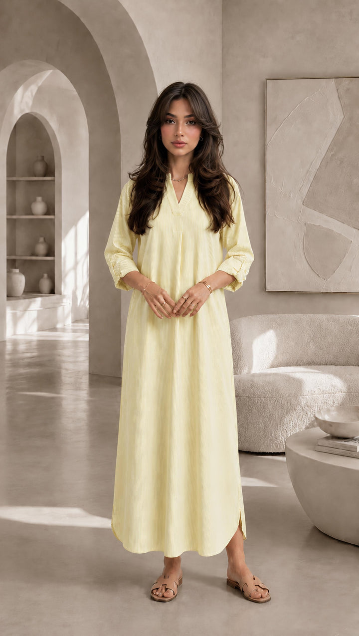 Lina Longline Shirt Dress for Women - One Size (UK 8-16), Length 52” - Womenswear, Top