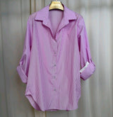 MH Stripped Collar Shirt