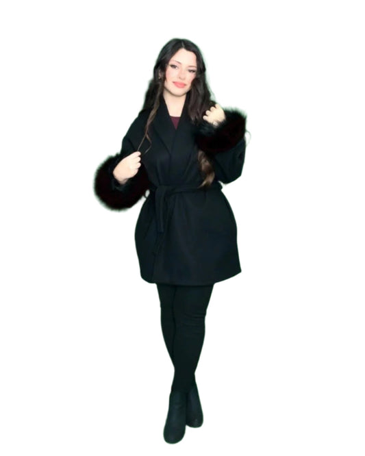 Black Emily Short Fur